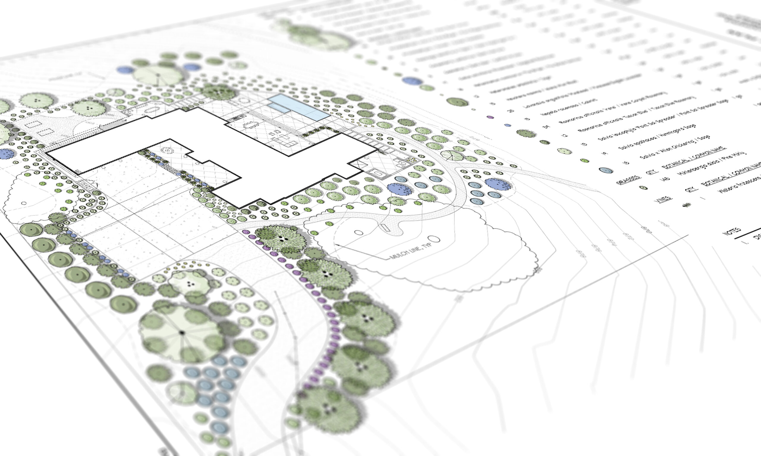 TempletonNewResidentialEstatelandscapedesignplan Madrone Landscapes