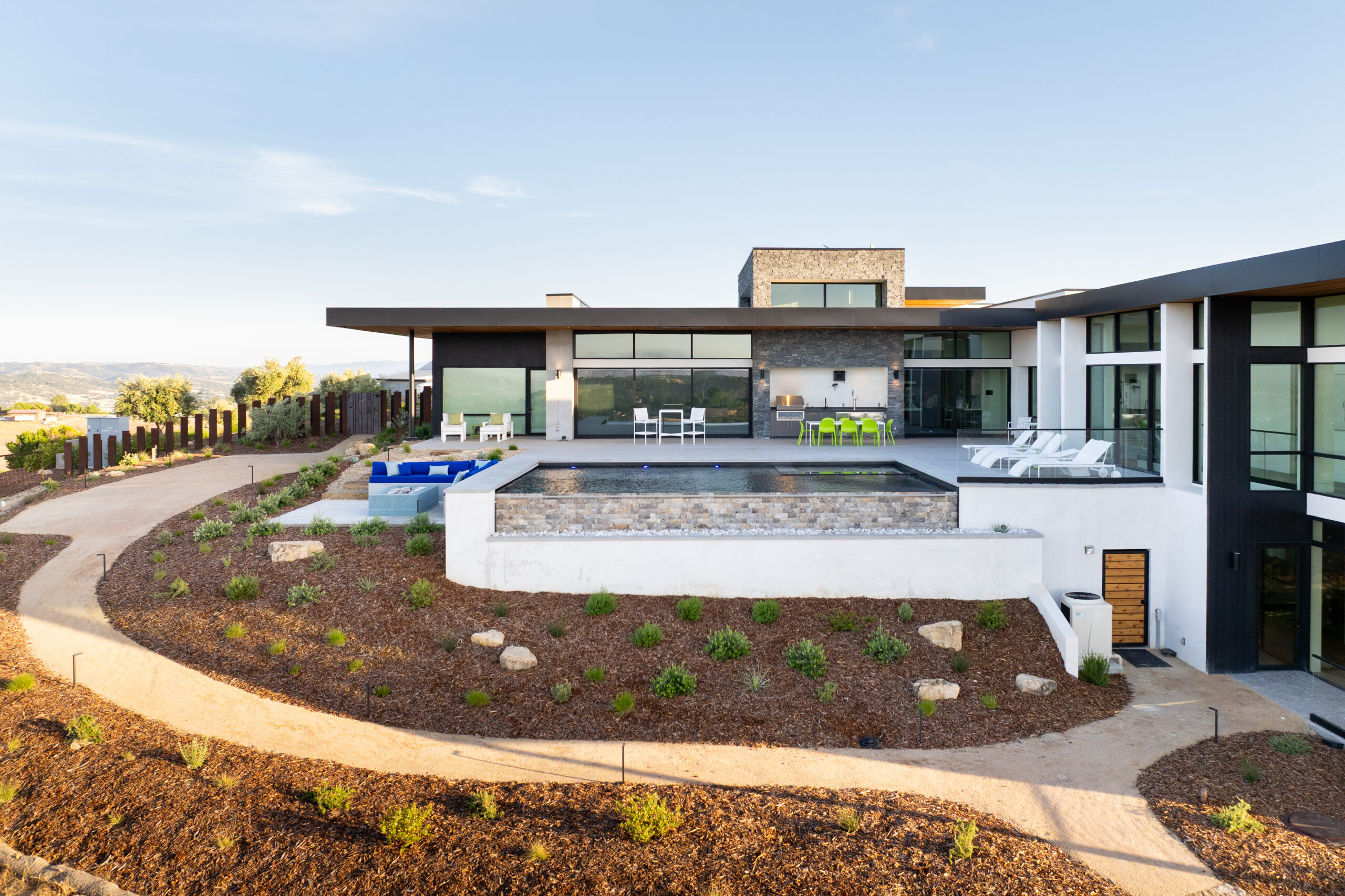 Vineyard Landscape Design Hilltop Madrone Landscape